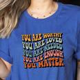Unity Day Tee Orange Women Teacher You Matter Orange Be Kind Women's Heather T-Shirt Heather True Royal