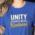 Unity Kindness Shirt Women Teachers Kids Unity Day Orange Women's Heather T-Shirt Heather True Royal Unity Kindness Shirt Women Teachers Kids Unity Day Orange Women's Heather T-Shirt Heather True Royal