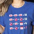 Valentines Day Order Of Operations Valentines Math Teacher Women's Heather T-Shirt Heather True Royal Valentines Day Order Of Operations Valentines Math Teacher Women's Heather T-Shirt Heather True Royal
