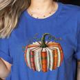 Vintage Book Pumpkin Autumn Fall Librarians Bookworm Teacher Women's Heather T-Shirt Heather True Royal Vintage Book Pumpkin Autumn Fall Librarians Bookworm Teacher Women's Heather T-Shirt Heather True Royal