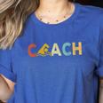 Vintage Swim Coach Swimming Coach Swim Teacher Swimmer Retro Women's Heather T-Shirt Heather True Royal Vintage Swim Coach Swimming Coach Swim Teacher Swimmer Retro Women's Heather T-Shirt Heather True Royal