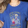 Weird Science Skeleton Halloween Teachers Brew Knowledge Women's Heather T-Shirt Heather True Royal Weird Science Skeleton Halloween Teachers Brew Knowledge Women's Heather T-Shirt Heather True Royal