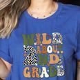 Wild About 2nd Grade Teacher Student First Day Of School Women's Heather T-Shirt Heather True Royal Wild About 2nd Grade Teacher Student First Day Of School Women's Heather T-Shirt Heather True Royal