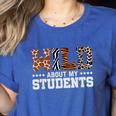 Wild About My Students Shirt Animals Teacher Women's Heather T-Shirt Heather True Royal Wild About My Students Shirt Animals Teacher Women's Heather T-Shirt Heather True Royal