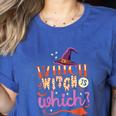 Which Witch Is Which Halloween English Teacher Women's Heather T-Shirt Heather True Royal