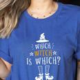 Which Witch Is Which Halloween Grammar Teacher Costume Women's Heather T-Shirt Heather True Royal Which Witch Is Which Halloween Grammar Teacher Costume Women's Heather T-Shirt Heather True Royal