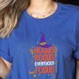 Witchy Halloween Hocus Pocus Everybody Focus Teacher Pumpkin Women's Heather T-Shirt Heather True Royal Witchy Halloween Hocus Pocus Everybody Focus Teacher Pumpkin Women's Heather T-Shirt Heather True Royal