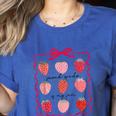 Women Second Grade Is My Jam Strawberry First Kids Teacher Women's Heather T-Shirt Heather True Royal Women Second Grade Is My Jam Strawberry First Kids Teacher Women's Heather T-Shirt Heather True Royal