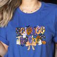 Women Spooky Science Teacher Halloween Science Stem Teacher Women's Heather T-Shirt Heather True Royal Women Spooky Science Teacher Halloween Science Stem Teacher Women's Heather T-Shirt Heather True Royal