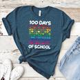 100 Days Of School Heart Love Teacher Or Student 100th Day Women's Heather T-Shirt Heather Deep Teal 100 Days Of School Heart Love Teacher Or Student 100th Day Women's Heather T-Shirt Heather Deep Teal
