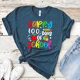 100th Day Of School Teachers Kids Girls Child Happy 100 Days Women's Heather T-Shirt Heather Deep Teal