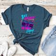 1st Grade Is My Jam Vintage 80s 80's Teacher Student Retro Women's Heather T-Shirt Heather Deep Teal