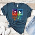 6 7 Science Chemistry Teacher Periodic Table Meme Tee Women's Heather T-Shirt Heather Deep Teal