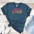 67 Ice Cream Drip Meme Math Teacher School Square Root 4489 Women's Heather T-Shirt Heather Deep Teal