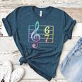 67 Music Meme Slang Six Seven Music Teacher Musician Women's Heather T-Shirt Heather Deep Teal