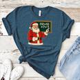 67 Teacher Christmas Santa Six Seven Meme Brainrot Math Joke Women's Heather T-Shirt Heather Deep Teal