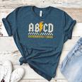 ABCD Kindergarten Rocks Pencil Lightning Students Teachers Women's Heather T-Shirt Heather Deep Teal
