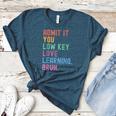 Admit It You Low Key Love Learning Bruh Teachers Women Women's Heather T-Shirt Heather Deep Teal