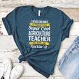 Agriculture Teacher Appreciation AG Teacher Women's Heather T-Shirt Heather Deep Teal