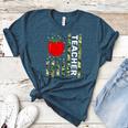 American Flag Camouflage Teacher Patriotic 4th Of July Women's Heather T-Shirt Heather Deep Teal