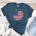 American Flag Teachers Students Apple 4th Of July Vintage Women's Heather T-Shirt Heather Deep Teal American Flag Teachers Students Apple 4th Of July Vintage Women's Heather T-Shirt Heather Deep Teal