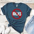 Anti Bullying No Bullies School Teacher Student Kindness Women's Heather T-Shirt Heather Deep Teal