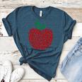 Apple Dot Pattern Art Teacher Appreciation Men Women Humor Women's Heather T-Shirt Heather Deep Teal Apple Dot Pattern Art Teacher Appreciation Men Women Humor Women's Heather T-Shirt Heather Deep Teal
