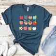 Art Apples Back To School For Teacher Student Women's Heather T-Shirt Heather Deep Teal Art Apples Back To School For Teacher Student Women's Heather T-Shirt Heather Deep Teal