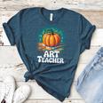 Art Teacher Pumpkin Painting Halloween Costume Women's Heather T-Shirt Heather Deep Teal Art Teacher Pumpkin Painting Halloween Costume Women's Heather T-Shirt Heather Deep Teal