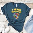 Autism Teacher Shirt I Teach Kindness Apple Puzzle Awareness Women's Heather T-Shirt Heather Deep Teal Autism Teacher Shirt I Teach Kindness Apple Puzzle Awareness Women's Heather T-Shirt Heather Deep Teal