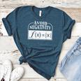 Avoid Negativity Math Teacher Women's Heather T-Shirt Heather Deep Teal Avoid Negativity Math Teacher Women's Heather T-Shirt Heather Deep Teal