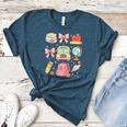 Back To School Coquette Teacher Women Girl Kindergarten PreK Women's Heather T-Shirt Heather Deep Teal Back To School Coquette Teacher Women Girl Kindergarten PreK Women's Heather T-Shirt Heather Deep Teal