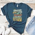 Back To School Dinosaur Social Studies Teacher Student Women's Heather T-Shirt Heather Deep Teal Back To School Dinosaur Social Studies Teacher Student Women's Heather T-Shirt Heather Deep Teal