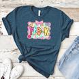 Back To School Pre-K Preppy Teacher Girl Women's Heather T-Shirt Heather Deep Teal