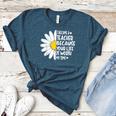 i Became a Teacher Because Your Life Is Worth My Time Women's Heather T-Shirt Heather Deep Teal