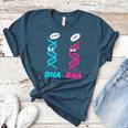 Biology Teacher DNA RNA Student Science Biologist Men Women Women's Heather T-Shirt Heather Deep Teal