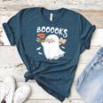 Books Halloween Librarian Teacher Reader Reading Book Lover Women's Heather T-Shirt Heather Deep Teal