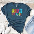 Bruh We Back Teacher First Day Of School Back To School Women's Heather T-Shirt Heather Deep Teal