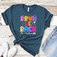 Bruh We Back Teachers First Day Back To School Teachers Women's Heather T-Shirt Heather Deep Teal