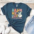 Bruh We Out Teacher Retro Last Day Of School Boys Girls Kids Women's Heather T-Shirt Heather Deep Teal Bruh We Out Teacher Retro Last Day Of School Boys Girls Kids Women's Heather T-Shirt Heather Deep Teal