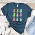 Bunny Reading Books Easter Day Librarian Teacher Book Women's Heather T-Shirt Heather Deep Teal Bunny Reading Books Easter Day Librarian Teacher Book Women's Heather T-Shirt Heather Deep Teal