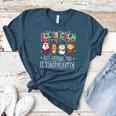 All Is Calm Xmas Kindergarten Christmas Season Teacher Women's Heather T-Shirt Heather Deep Teal All Is Calm Xmas Kindergarten Christmas Season Teacher Women's Heather T-Shirt Heather Deep Teal