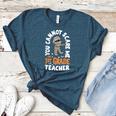 You Cannot Scare Me Im A Teacher 1st Grade Halloween Teacher Men Women Kids Women's Heather T-Shirt Heather Deep Teal
