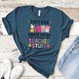 Can't Talk Right Now Doing Teacher Stuff Women's Heather T-Shirt Heather Deep Teal Can't Talk Right Now Doing Teacher Stuff Women's Heather T-Shirt Heather Deep Teal