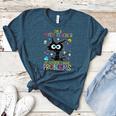 Cat Kitty I'm A Math Teacher Of Course I Have Problems Women's Heather T-Shirt Heather Deep Teal