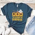 Chemistry Boo The Element Of Surprise Science Teacher Women's Heather T-Shirt Heather Deep Teal