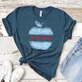 Chicago Flag Teacher School Cute Women's Heather T-Shirt Heather Deep Teal