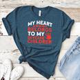 Childcare My Heart Belongs To Children Daycare Teacher Men Women Women's Heather T-Shirt Heather Deep Teal