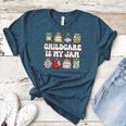 Childcare Is My Jam Child Care Teacher School Psychologist Women's Heather T-Shirt Heather Deep Teal