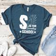 Christian Teacher S Is For Sunday School Essentials Women's Heather T-Shirt Heather Deep Teal Christian Teacher S Is For Sunday School Essentials Women's Heather T-Shirt Heather Deep Teal